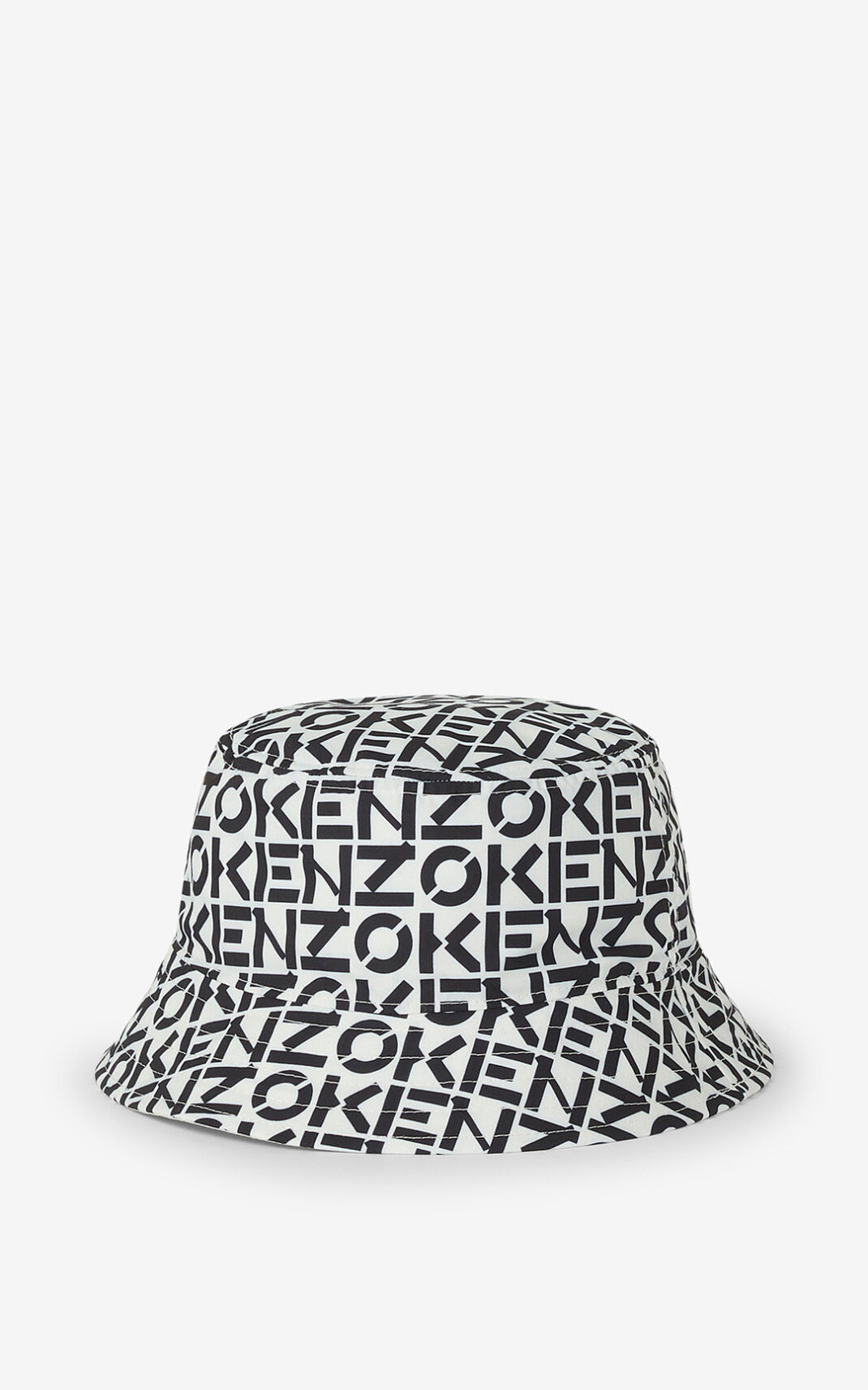 Kenzo Reversible monogram Bucket Hat White For Womens 5172FYSBH